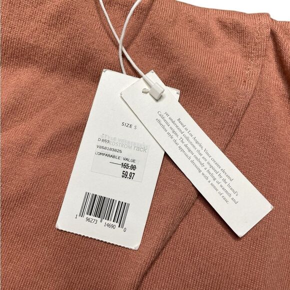 NWT VINCE Stretch Cotton Overlap Skirt Size Small - Picture 8 of 11
